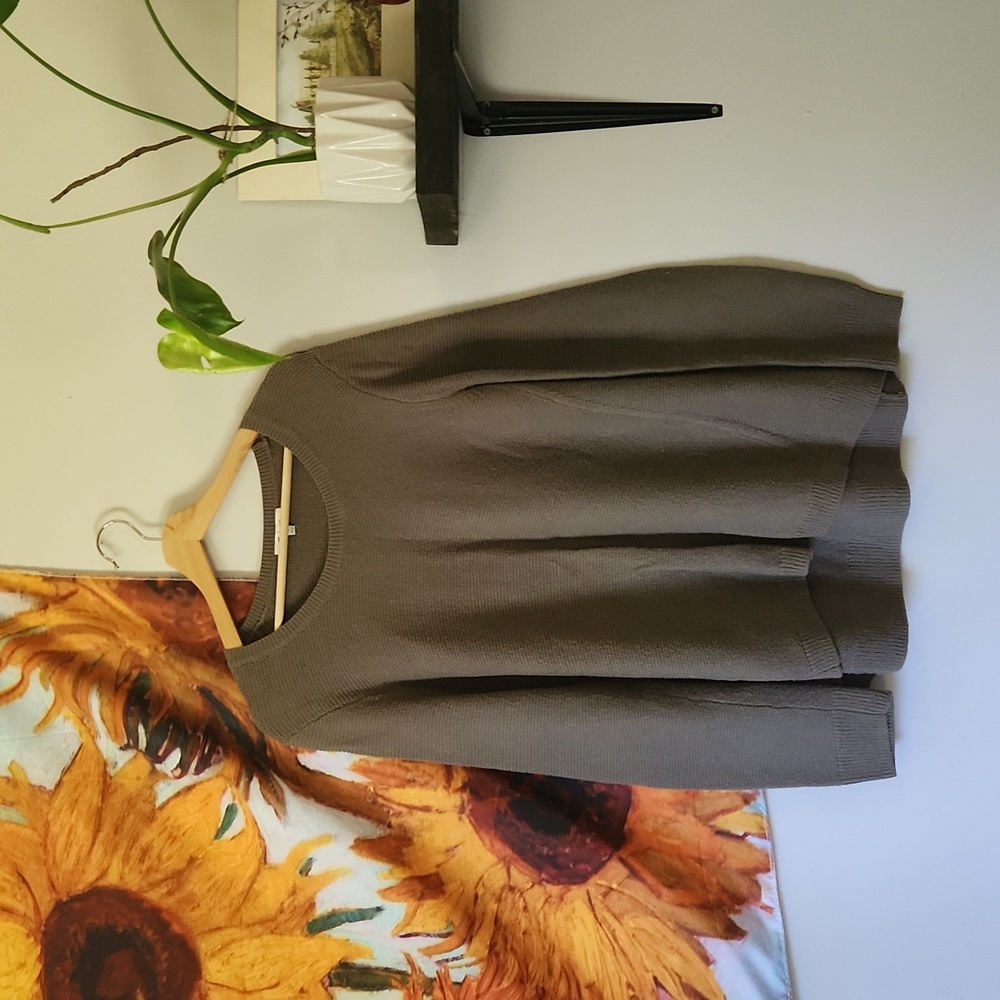 Madewell Womens L Green Knit Sweater